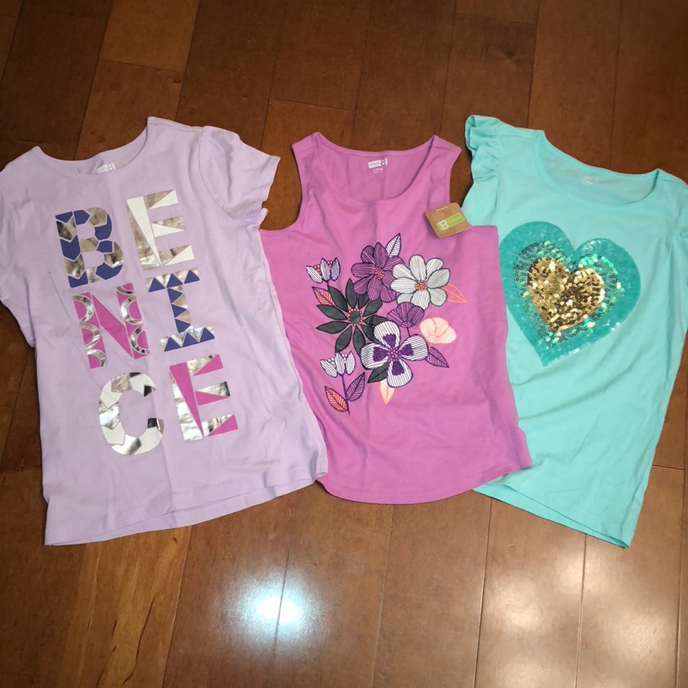 Lot of 3 Crazy8 tops size L(10-12)